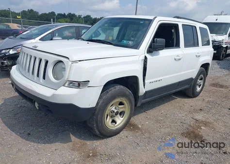 2012 Jeep Patriot Latitude из США, поврежденный, VIN 1C4NJPFA1CD616699